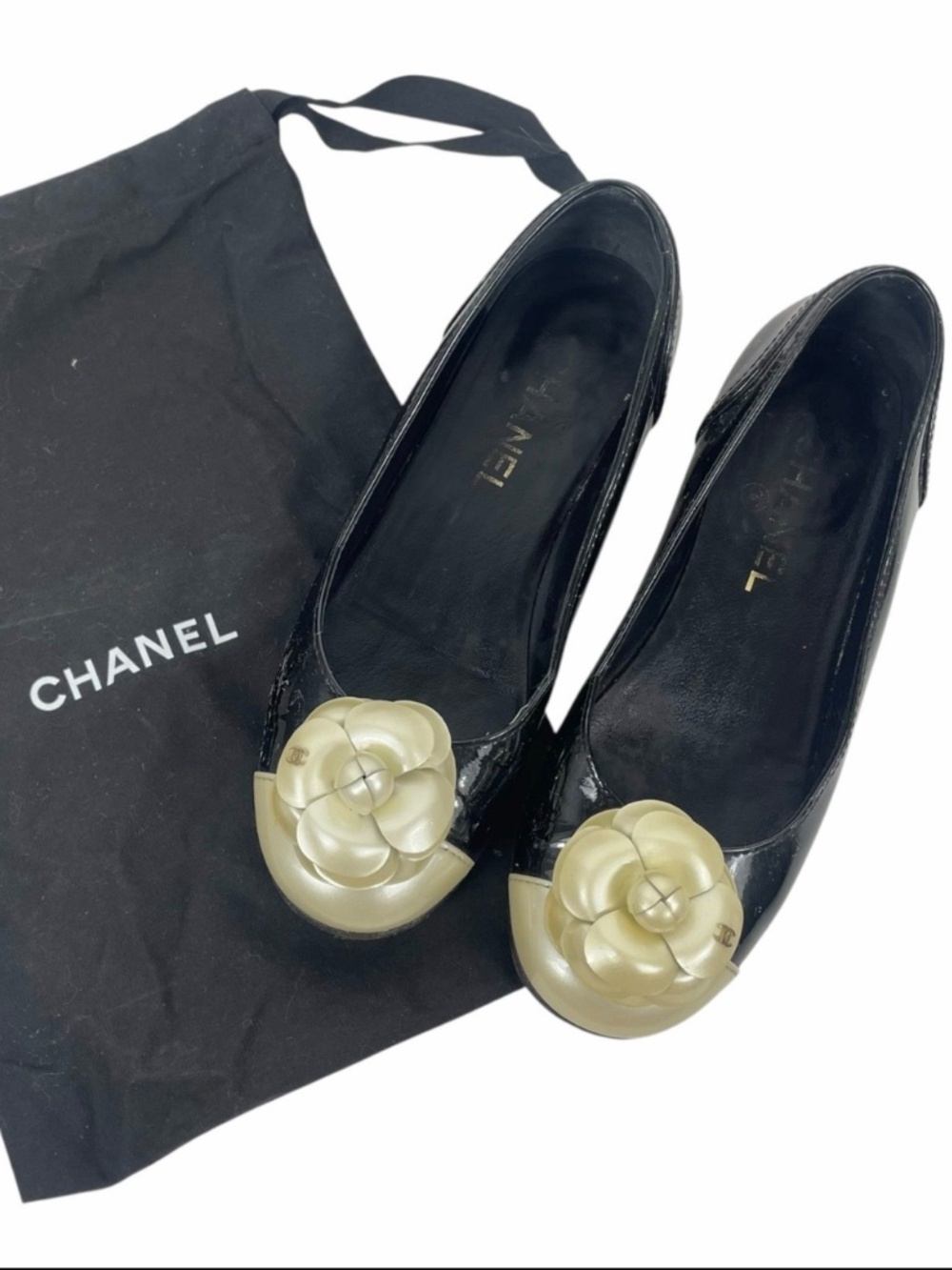 vintage chanel ballet flat